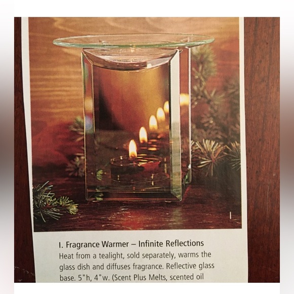 PartyLite Infinite Refections Aroma Melts Warmer Retired - Picture 5 of 5